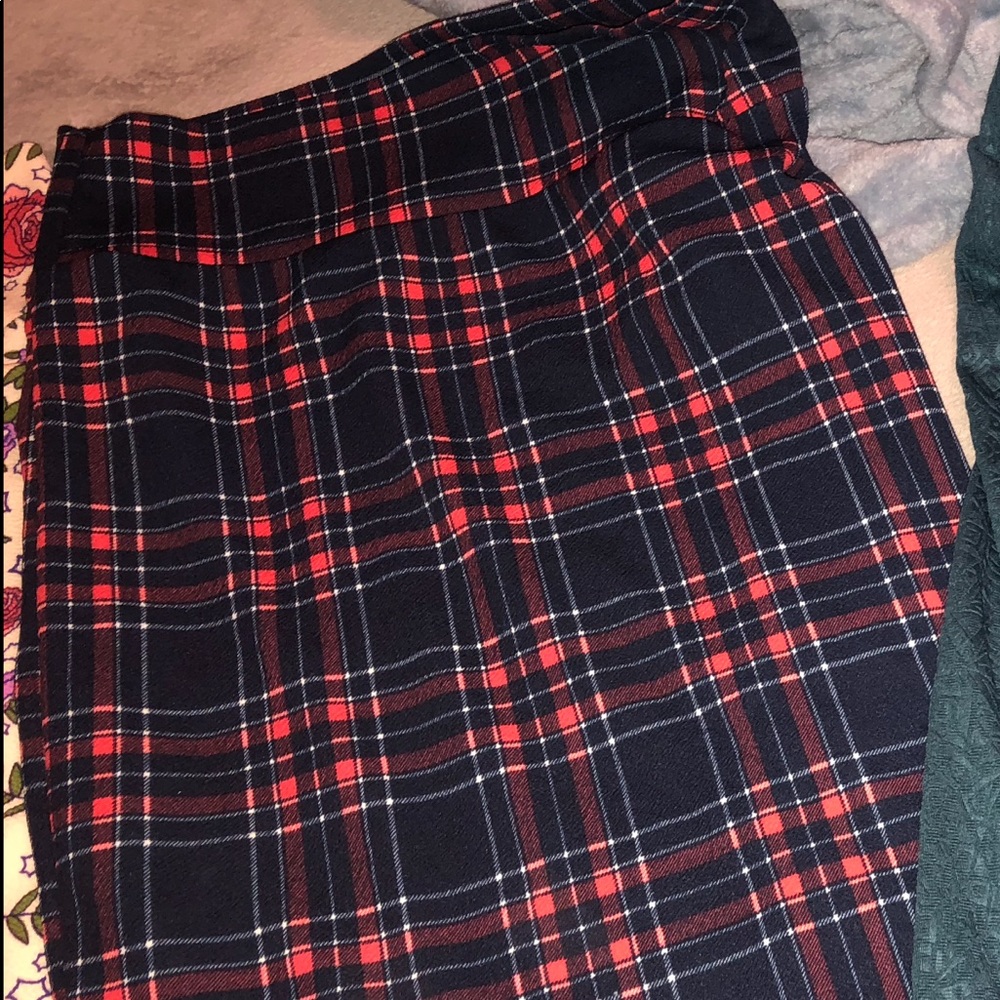 Lularoe Plaid Cassie Skirt